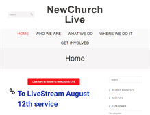 Tablet Screenshot of newchurchlive.tv
